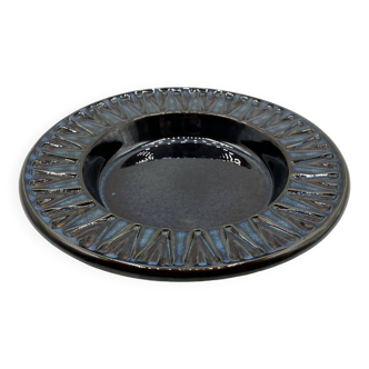 Assiette/plat/vide-poche en grès Søholm 3184-2 • Série bleue EJ64 d'Einar Johansen • Danemark 1960s