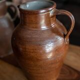 Glazed sandstone pitcher