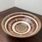 Glazed ceramic salad bowl
