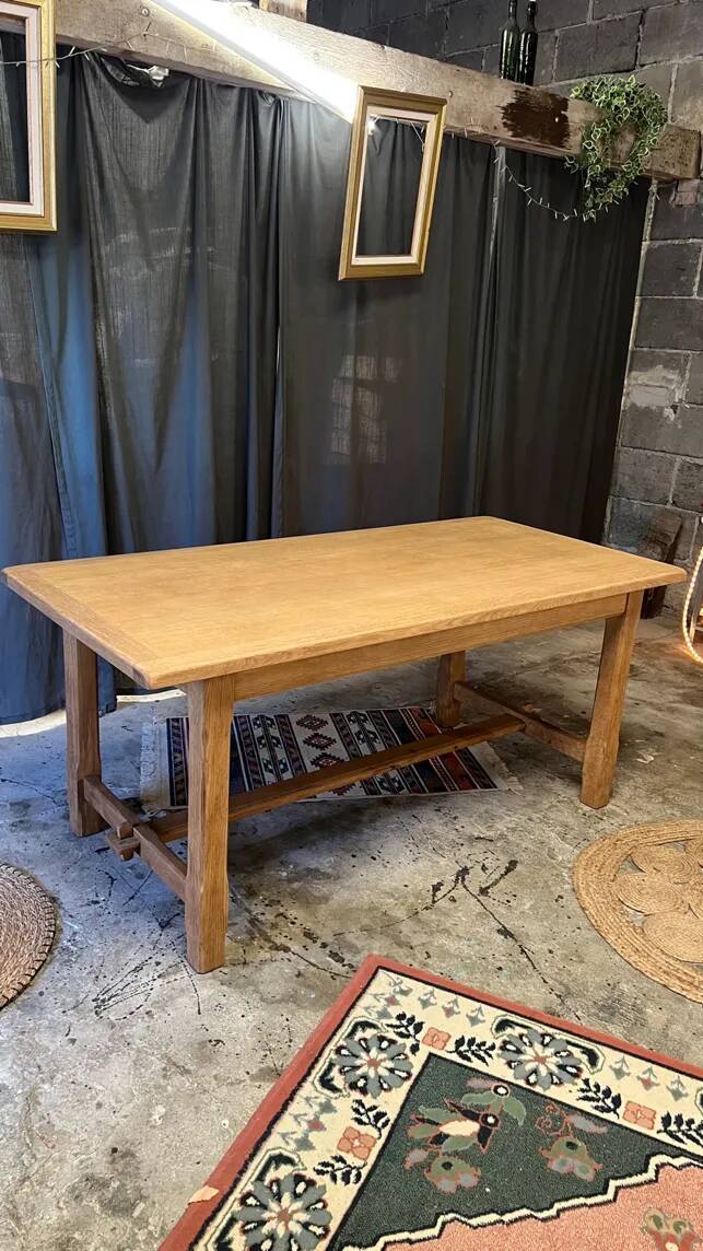 Restored antique farmhouse table