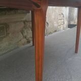 Extendable teak dining table
