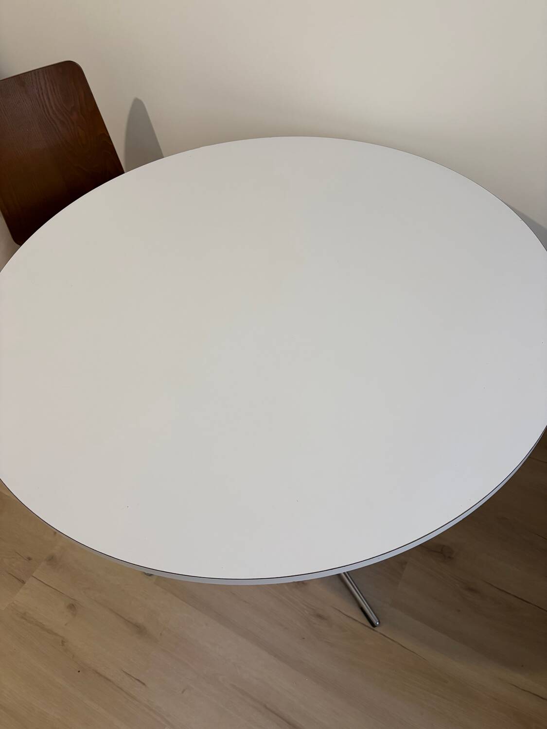 Round table Space Age metal legs 80s/90s