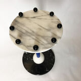 80s italian marble design side table