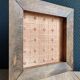 Old Italian Ceramic Trivet and Wooden Frame