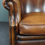 Club armchair in sheepskin