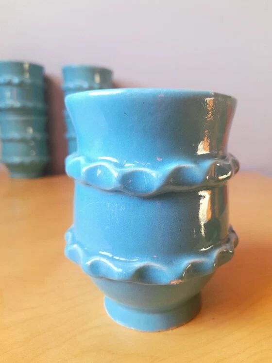 Yvon Roy ceramic mugs