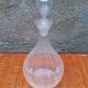Engraved glass carafe from the 1950s
