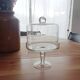 Cake stand, glass dome on a stand