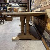 Solid oak farmhouse table