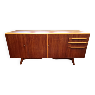 Den Boer mahogany and beech sideboard, 1950s