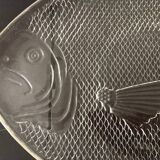 Plat à poisson en verre