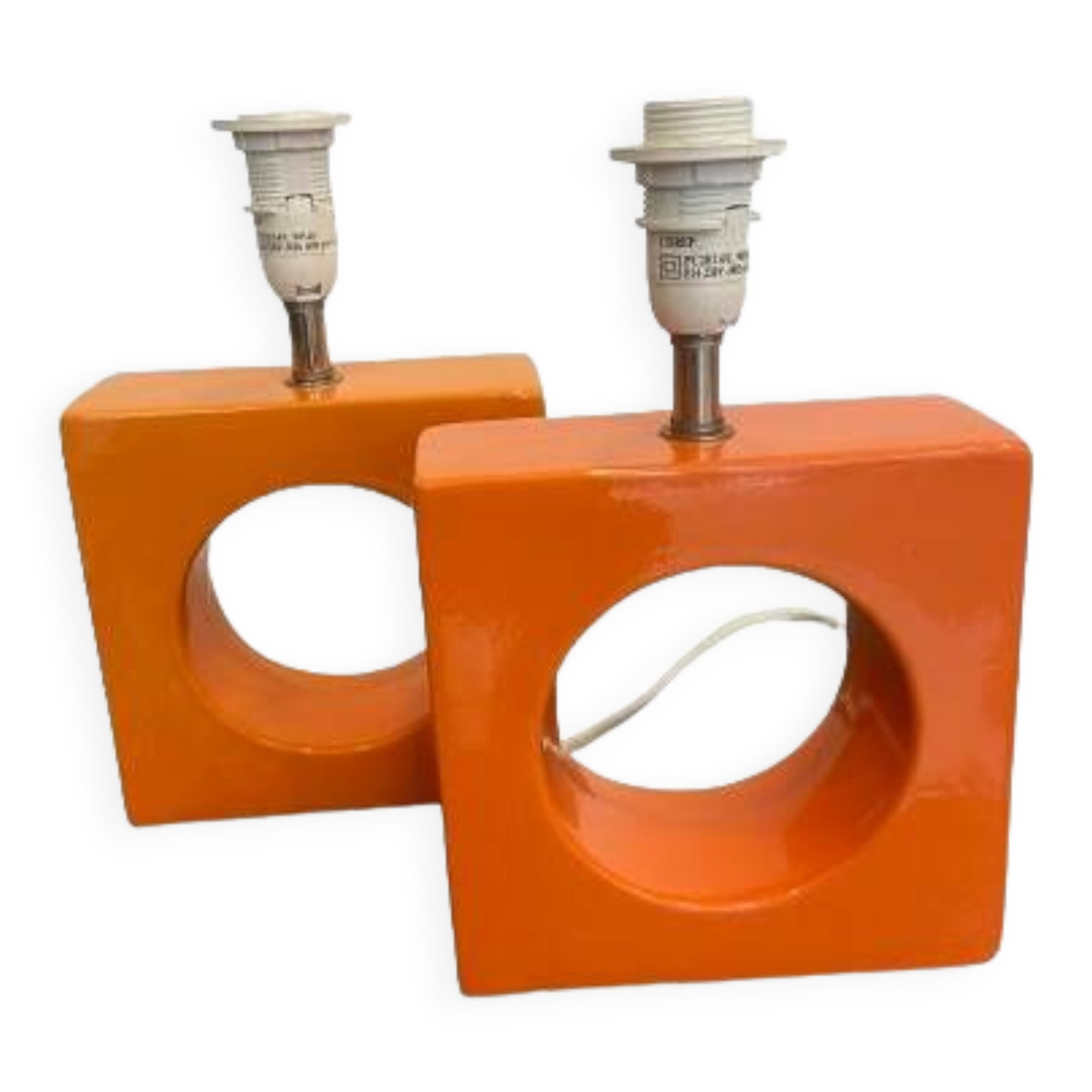 Paire de pied de lampes