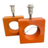 Pair of lamp bases