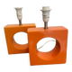 Paire de pied de lampes
