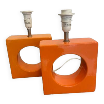 Pair of lamp bases