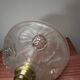 Applique murale inclinable globe fleurs Art Déco