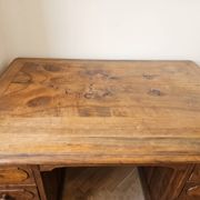 Bureau d'apothicaire ancien en bois massif 8 tiroirs