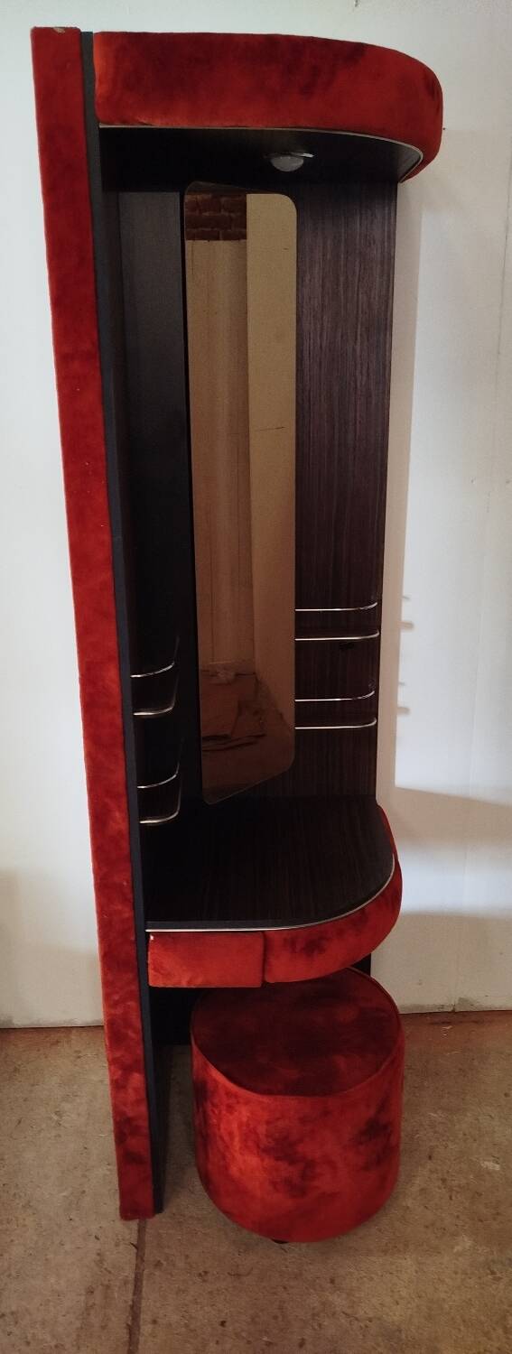 70s corner dressing table