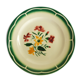 Digoin Hollow Plate - Sarreguemines "Esper" 1940
