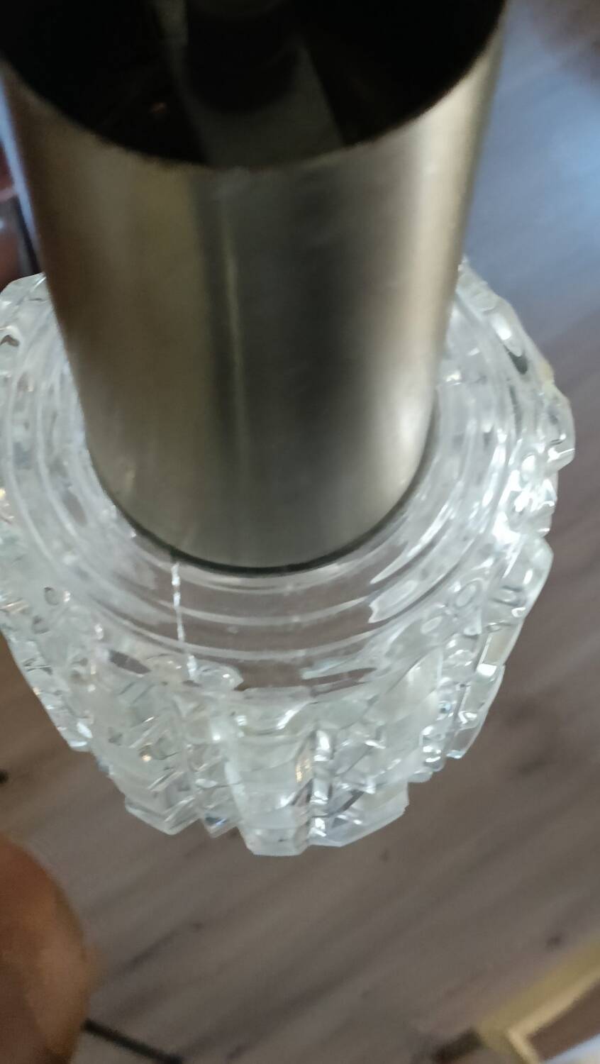 5-light gold waterfall chandelier