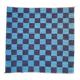 Vintage Swedish style 315x330 cm Square, Checkerboard Chindi Rug, Schackruta