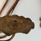 Pairs of sconces with 3 brass fires early XXth