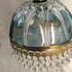 Glass chandelier Blues shabby chic has tassels