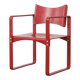 Fauteuil "271F" rouge par Verner Panton / August Sommer / Thonet