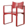 Fauteuil "271F" rouge par Verner Panton / August Sommer / Thonet
