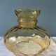 Series of two lampshades, vintage amber glass globes