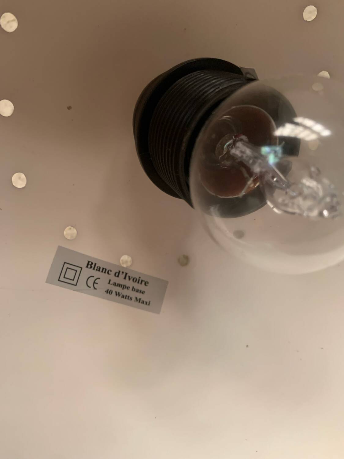 50s reflector type lamp