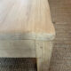 Table basse en chêne blond