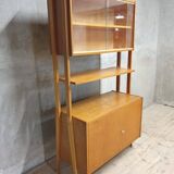 Mid century wall shelf bookcase by František Jirák for Tatra nábytok, 1960´s