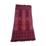 Kilim red wool handmade