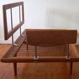 Vintage Minerva 2-seater teak sofa by Peter Hvidt and Orla Molgaard