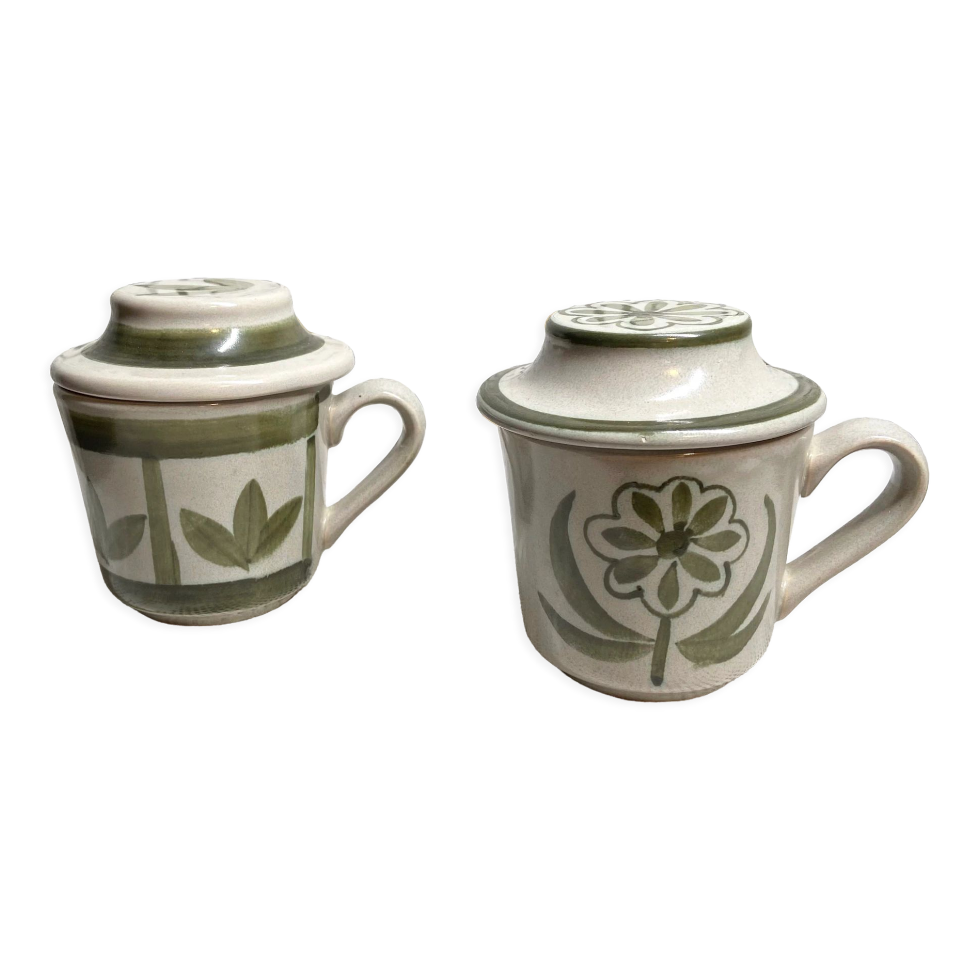 Set of 2 ceramic infusion cups