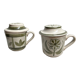 Set of 2 ceramic infusion cups