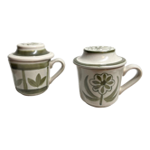 Ensemble de 2 tasses à infusion en céramique