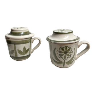 Set of 2 ceramic infusion cups
