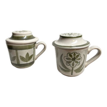 Ensemble de 2 tasses à infusion en céramique