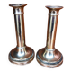 Pair of antique brass candlesticks