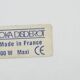 Applique vintage, blanc mat, Disderot 1970