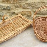 2 wicker presentation baskets
