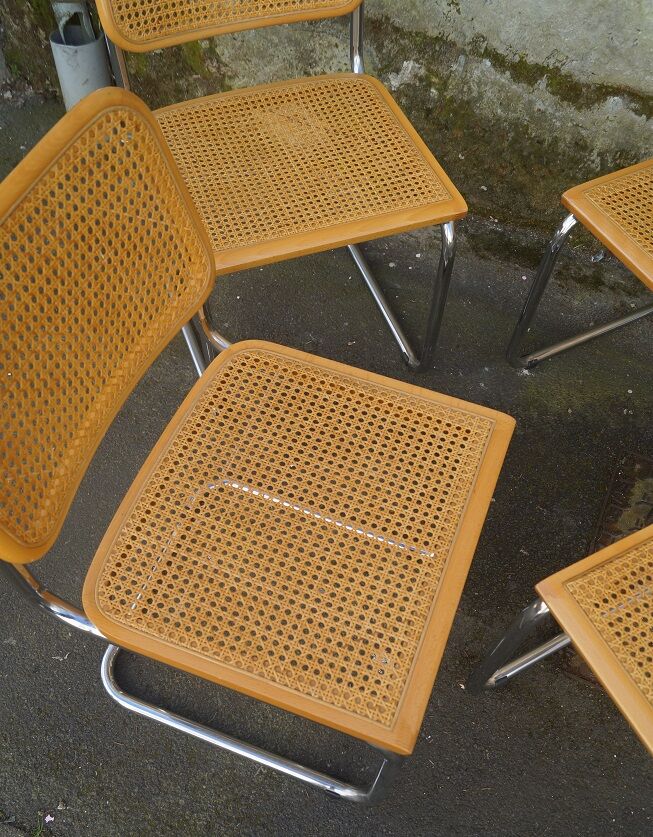 Chairs by Marcel Breuer cesca B32