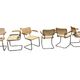 Vintage Marcel Breuer Cesca chairs, made in italy, 1970s  (set of 6)