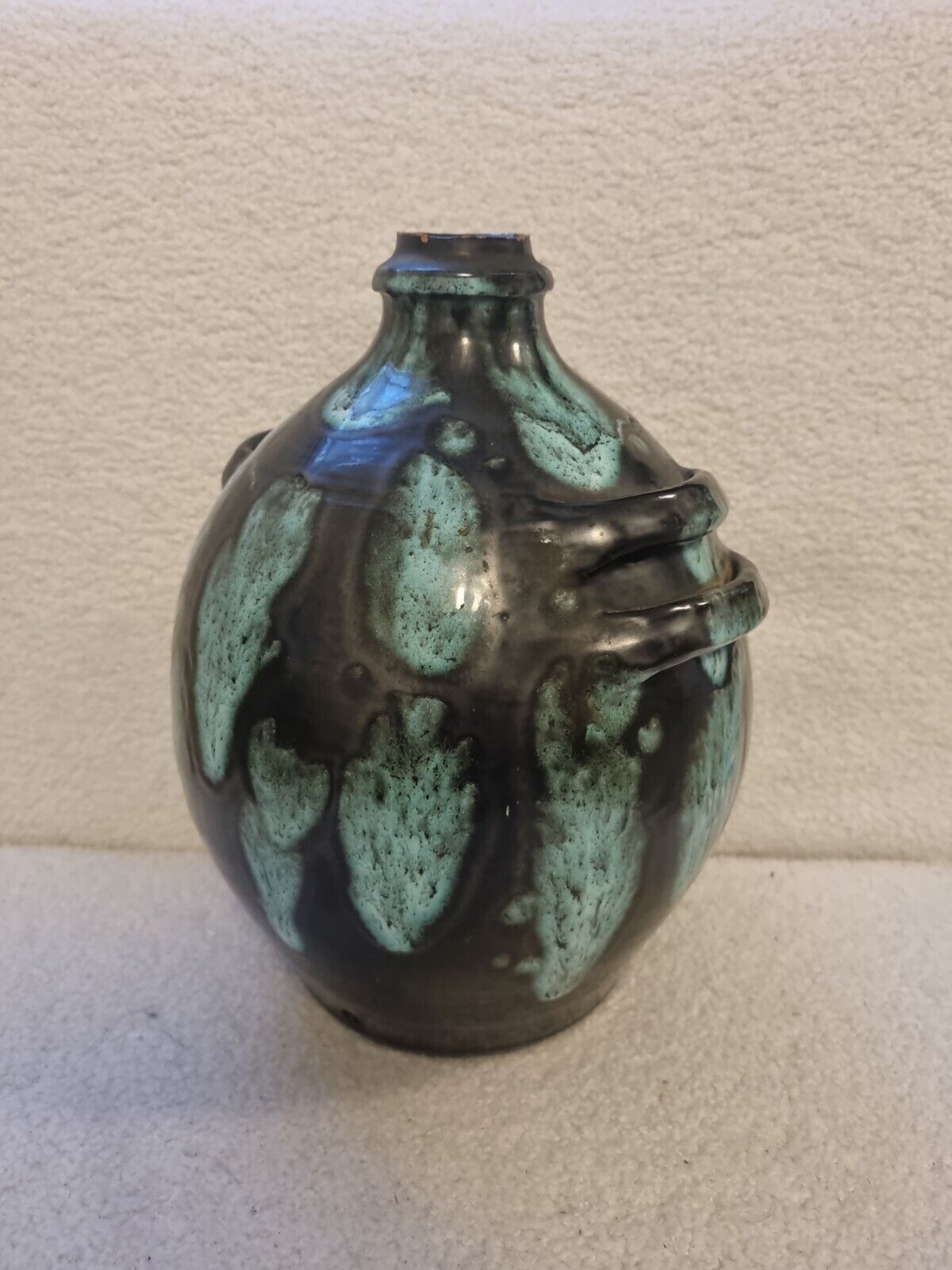 Vase ball with handles art deco year 30