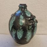 Vase ball with handles art deco year 30