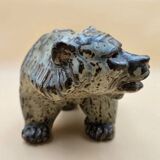 Royal Copenhagen glazed bear by Knud Kyhn 1950s rare