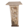 Pedestal column / Vintage stand in mosaic with Antique Labyrinth pattern