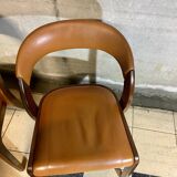 Serie de 6 chaises gondoles Baumann